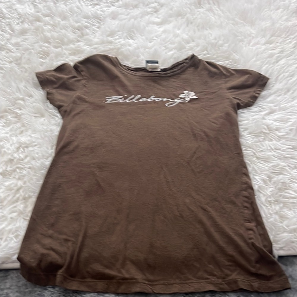 Billabong Brown Graphic Tee